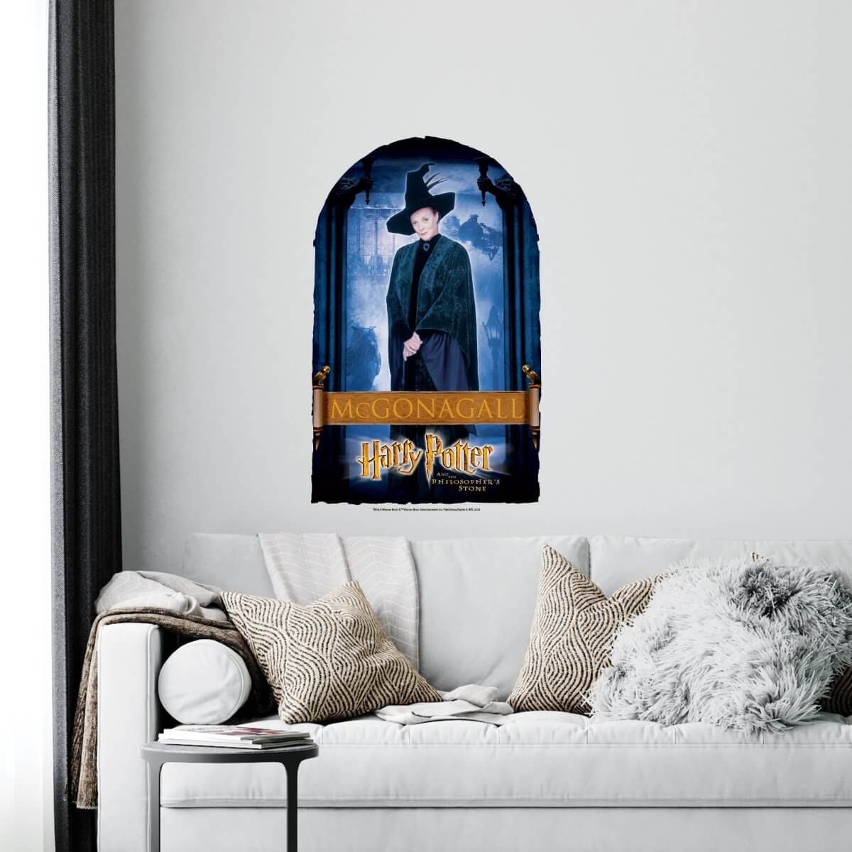 Kismet Decals Harry Potter McGonagall Poster Licensed Wall Sticker - Easy DIY Home & Kids Room Decor Wall Decal Art - Kismet Decals