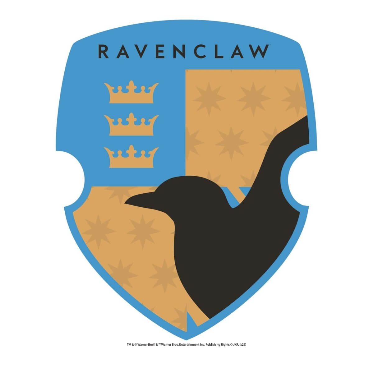 Kismet Decals Harry Potter Ravenclaw Badge V2 Licensed Wall Sticker - Easy DIY Home & Kids Room Decor Wall Decal Art - Kismet Decals