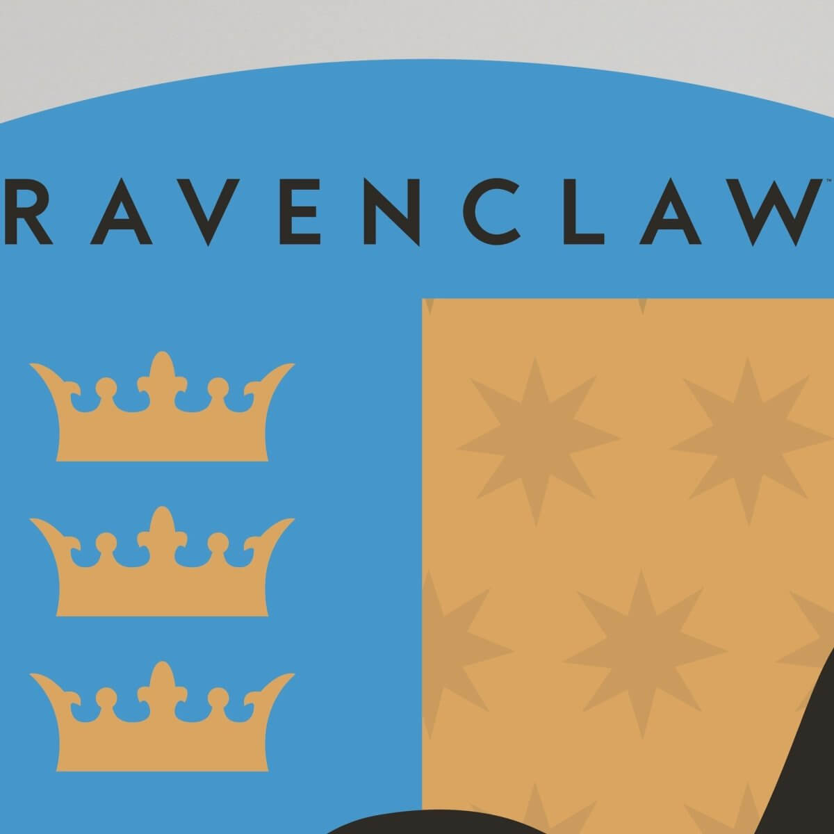 Kismet Decals Harry Potter Ravenclaw Badge V2 Licensed Wall Sticker - Easy DIY Home & Kids Room Decor Wall Decal Art - Kismet Decals