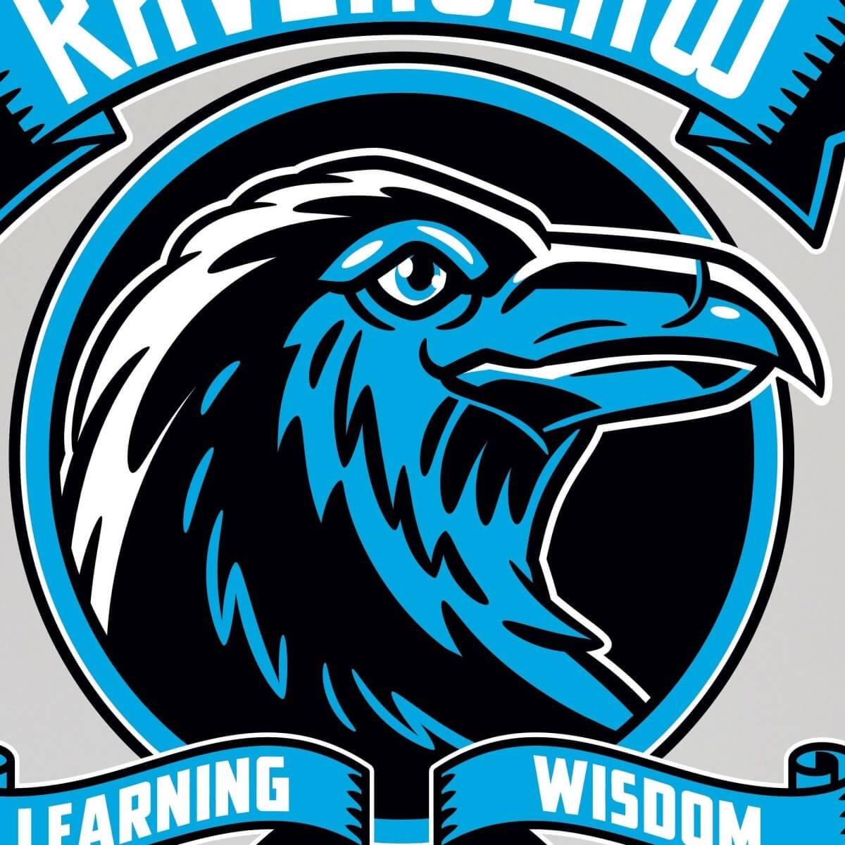 Kismet Decals Harry Potter Ravenclaw Crest Licensed Wall Sticker - Easy DIY Home & Kids Room Decor Wall Decal Art - Kismet Decals