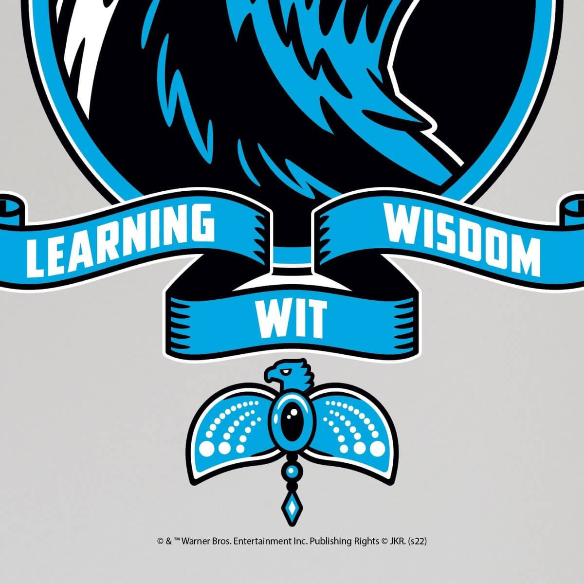 Kismet Decals Harry Potter Ravenclaw Crest Licensed Wall Sticker - Easy DIY Home & Kids Room Decor Wall Decal Art - Kismet Decals