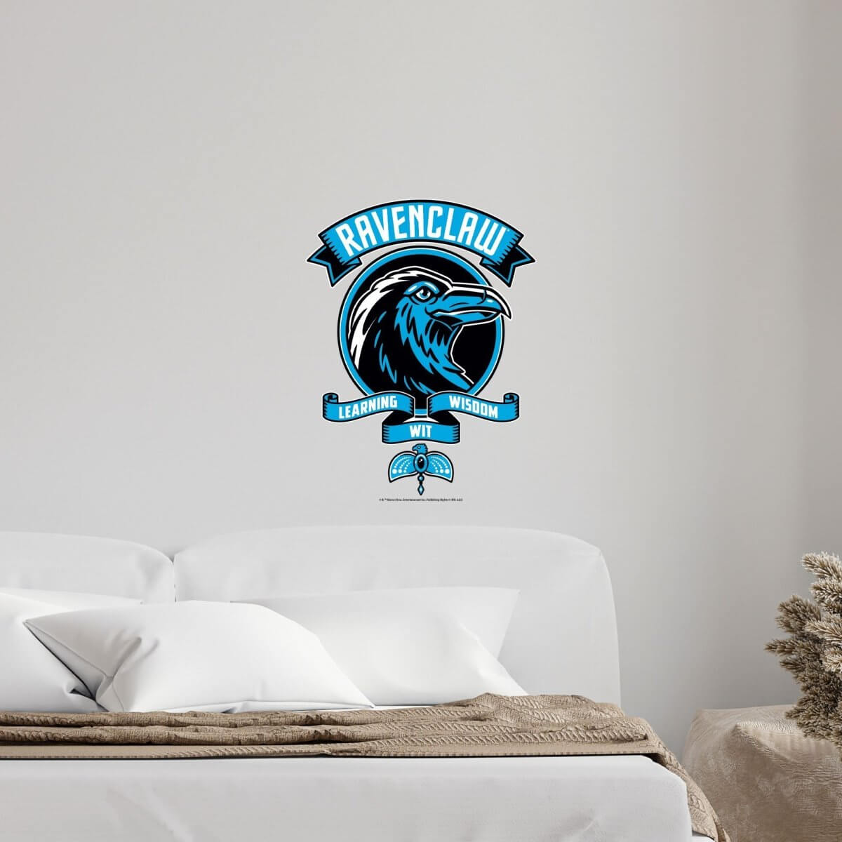 Kismet Decals Harry Potter Ravenclaw Crest Licensed Wall Sticker - Easy DIY Home & Kids Room Decor Wall Decal Art - Kismet Decals