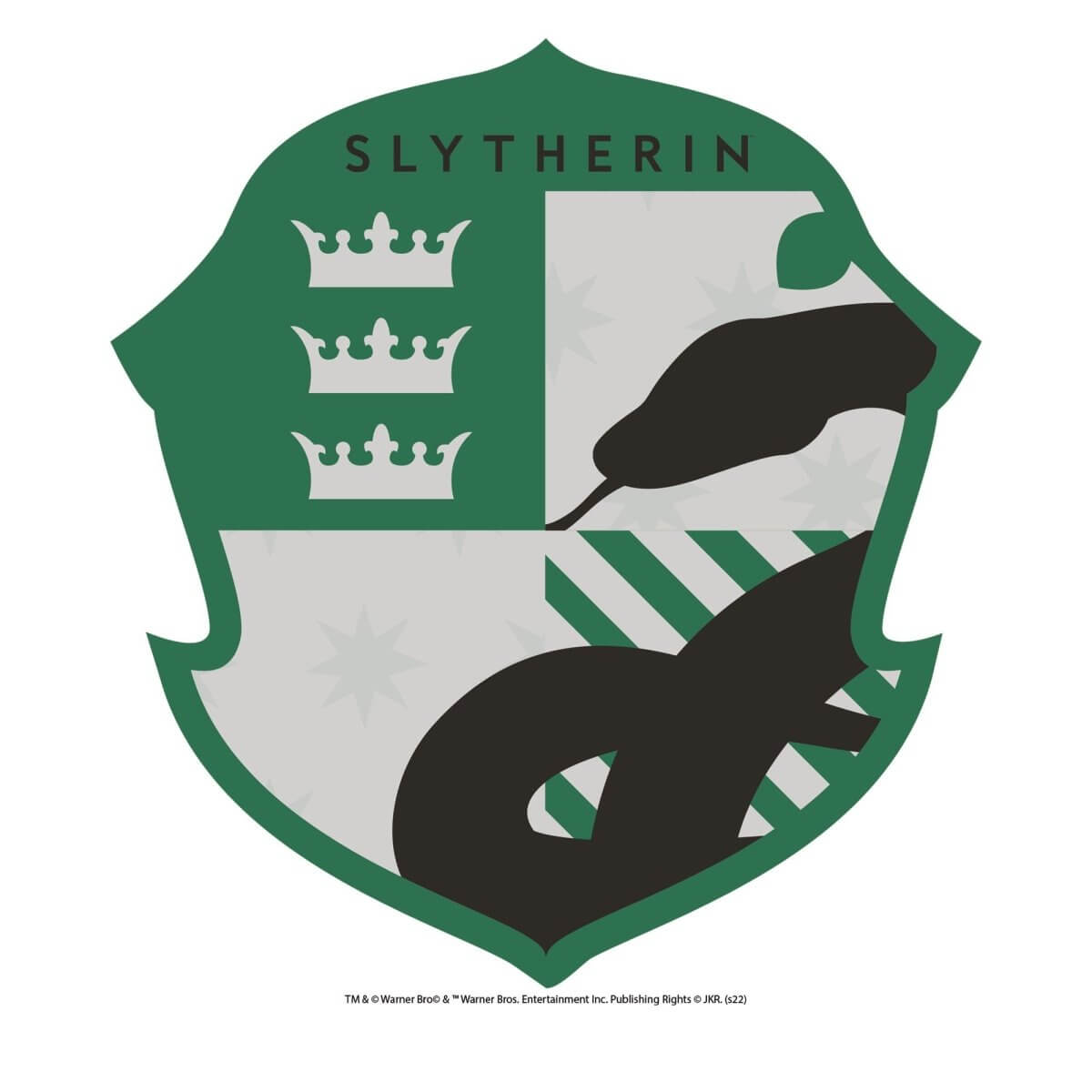 Kismet Decals Harry Potter Slytherin Badge V2 Licensed Wall Sticker - Easy DIY Home & Kids Room Decor Wall Decal Art - Kismet Decals