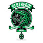 Kismet Decals Harry Potter Slytherin Crest Licensed Wall Sticker - Easy DIY Home & Kids Room Decor Wall Decal Art - Kismet Decals