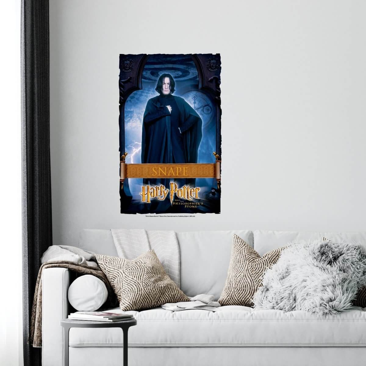 Kismet Decals Harry Potter Snape Poster Licensed Wall Sticker - Easy DIY Home & Kids Room Decor Wall Decal Art - Kismet Decals
