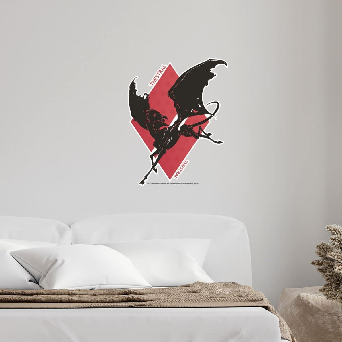 Kismet Decals Harry Potter Thestral Licensed Wall Sticker - Easy DIY Home & Kids Room Decor Wall Decal Art - Kismet Decals