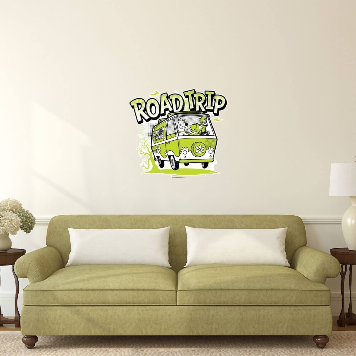 Kismet Decals Home & Room Decor Road Trip with Shaggy and Scooby-Doo Wall decal sticker - officially licensed - latex printed with no solvent odor - Kismet Decals