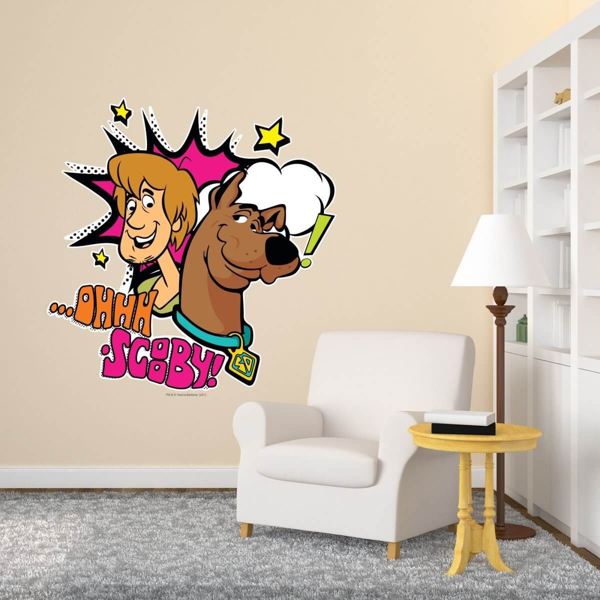 Kismet Decals Home & Room Decor Scooby-Doo and Shaggy Best Friends Forever Wall decal sticker - officially licensed - latex printed with no solvent odor - Kismet Decals
