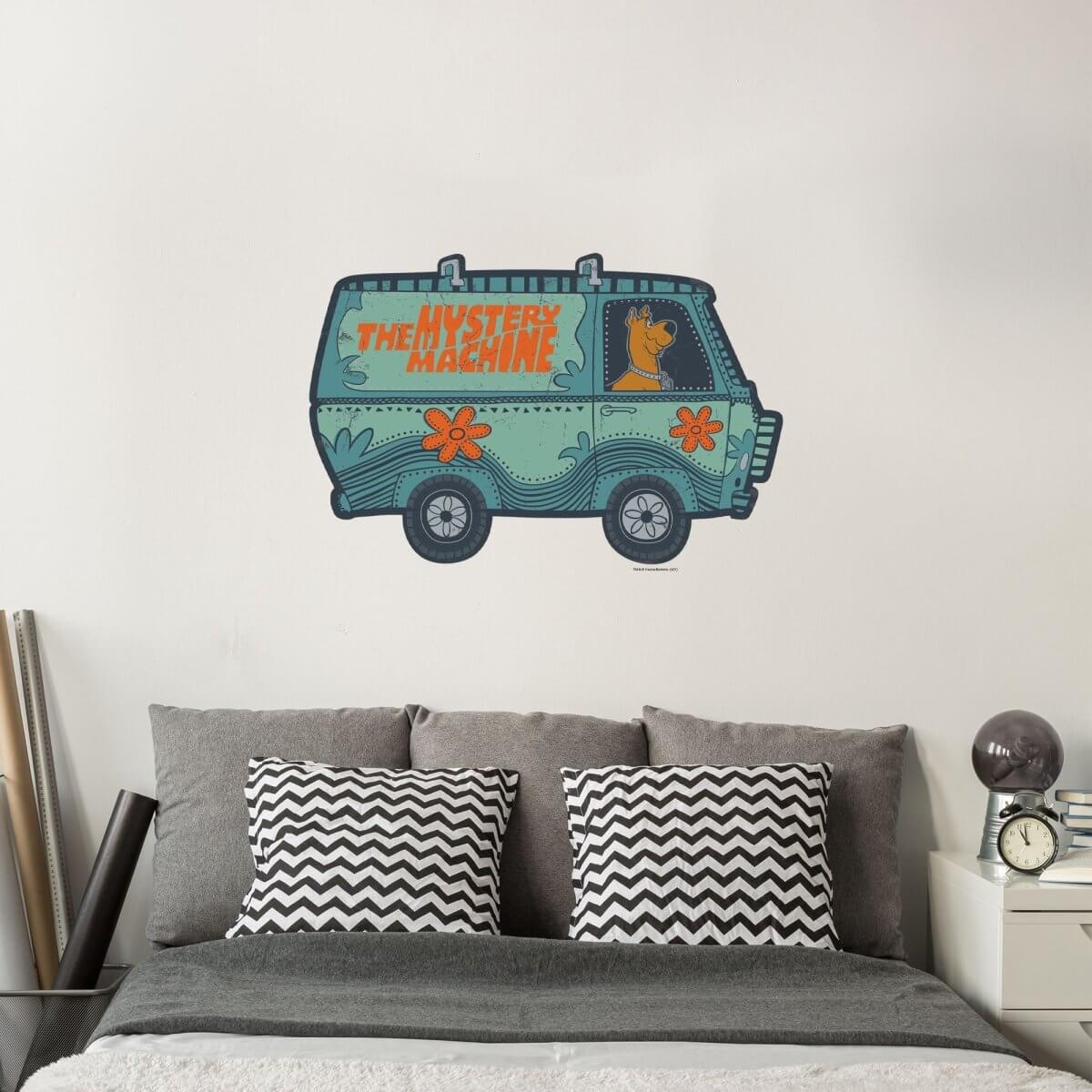 Kismet Decals Home & Room Decor Scooby-Doo and the Mystery Machine Wall decal sticker - officially licensed - latex printed with no solvent odor - Kismet Decals