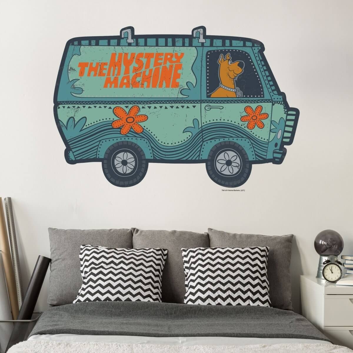 Kismet Decals Home & Room Decor Scooby-Doo and the Mystery Machine Wall decal sticker - officially licensed - latex printed with no solvent odor - Kismet Decals