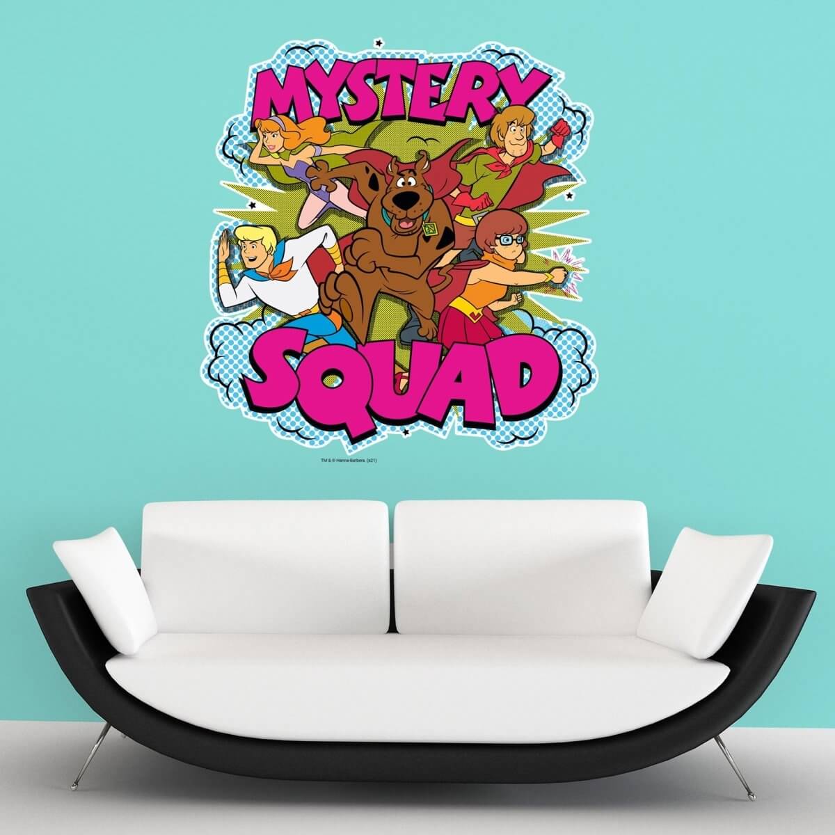 Kismet Decals Home & Room Decor Scooby-Doo and the Mystery Squad Wall decal sticker - officially licensed - latex printed with no solvent odor - Kismet Decals