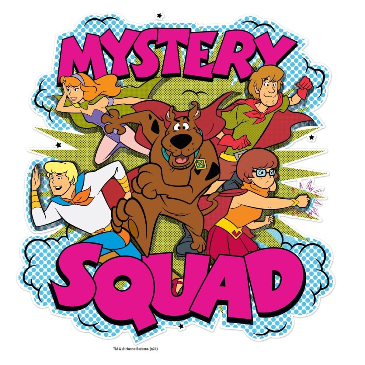 Kismet Decals Home & Room Decor Scooby-Doo and the Mystery Squad Wall decal sticker - officially licensed - latex printed with no solvent odor - Kismet Decals