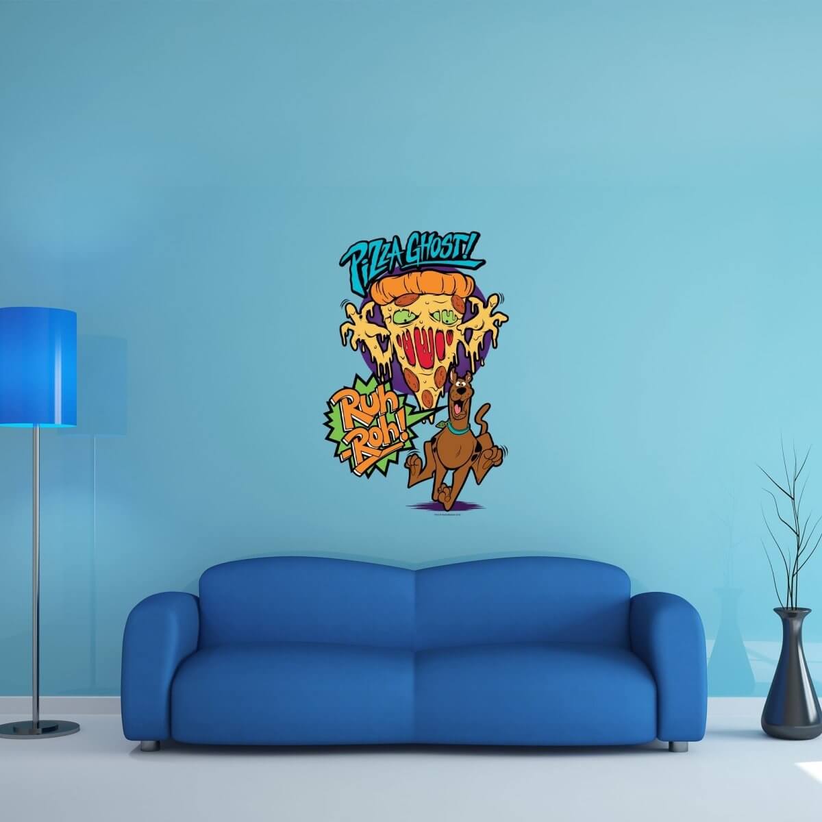 Kismet Decals Home & Room Decor Scooby-Doo and the Pizza Ghost Wall decal sticker - officially licensed - latex printed with no solvent odor - Kismet Decals