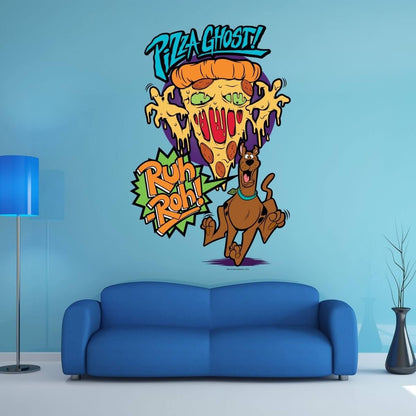 Kismet Decals Home & Room Decor Scooby-Doo and the Pizza Ghost Wall decal sticker - officially licensed - latex printed with no solvent odor - Kismet Decals