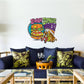 Kismet Decals Home & Room Decor Scooby-Doo and the Zombie Burger Wall decal sticker - officially licensed - latex printed with no solvent odor - Kismet Decals
