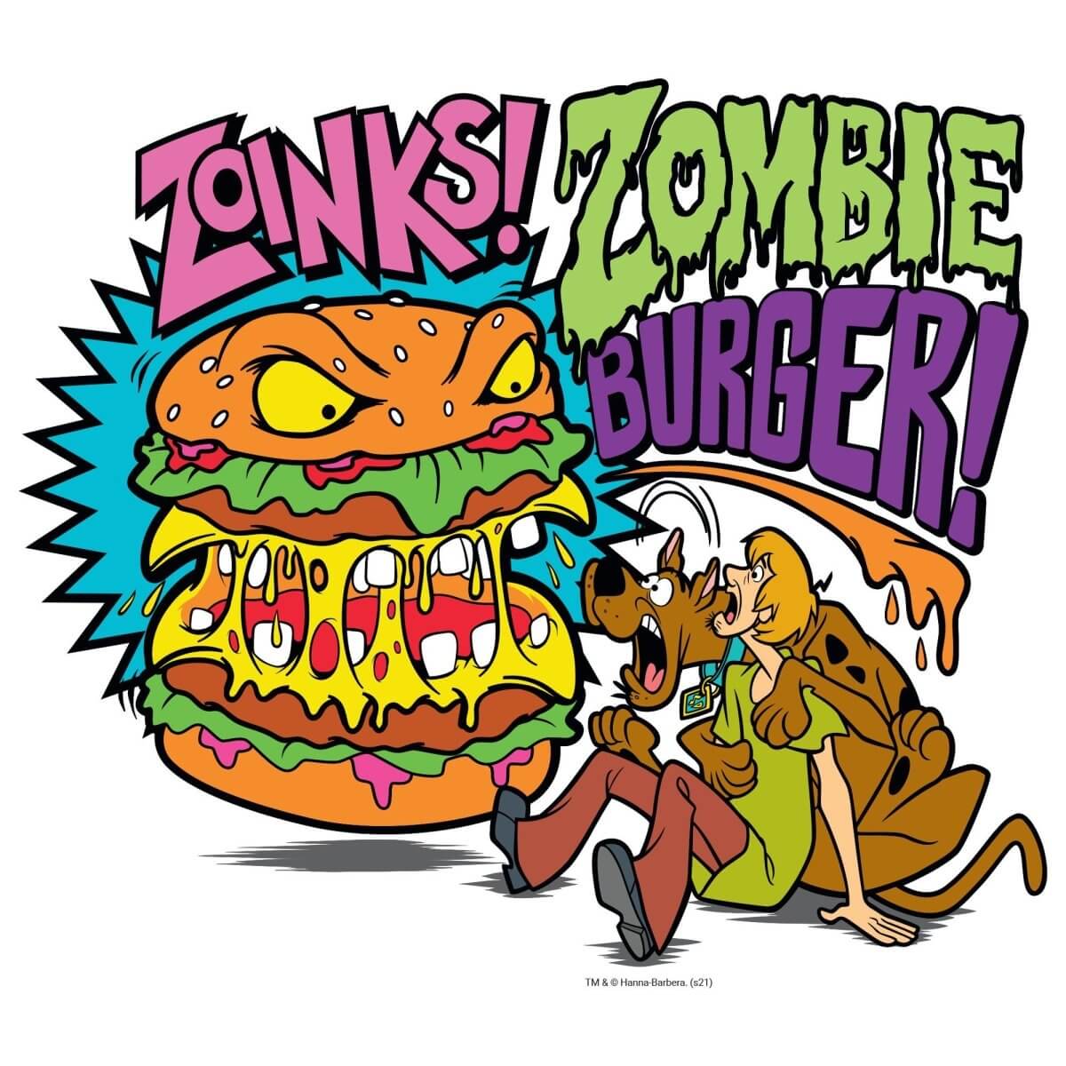 Kismet Decals Home & Room Decor Scooby-Doo and the Zombie Burger Wall decal sticker - officially licensed - latex printed with no solvent odor - Kismet Decals