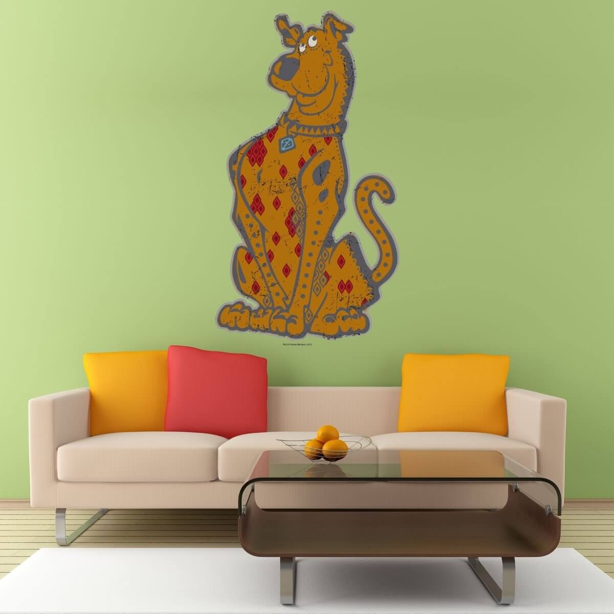 Kismet Decals Home & Room Decor Scooby-Doo Good Boy, Scooby! Wall decal sticker - officially licensed - latex printed with no solvent odor - Kismet Decals