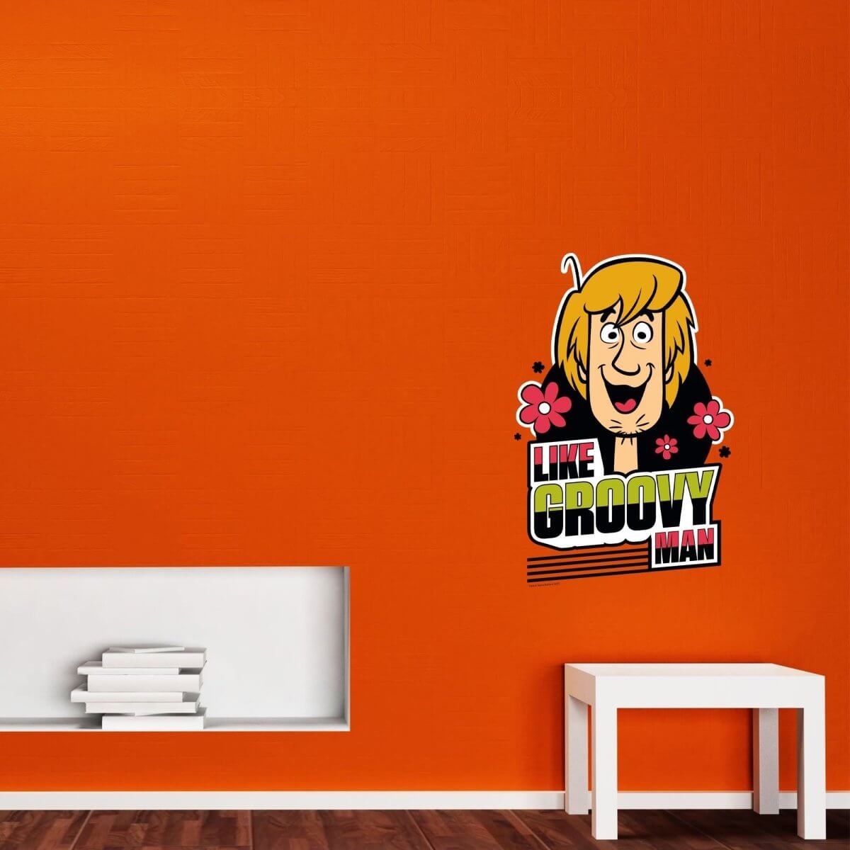 Kismet Decals Home & Room Decor Scooby-Doo Groovy Shaggy Wall decal sticker - officially licensed - latex printed with no solvent odor - Kismet Decals