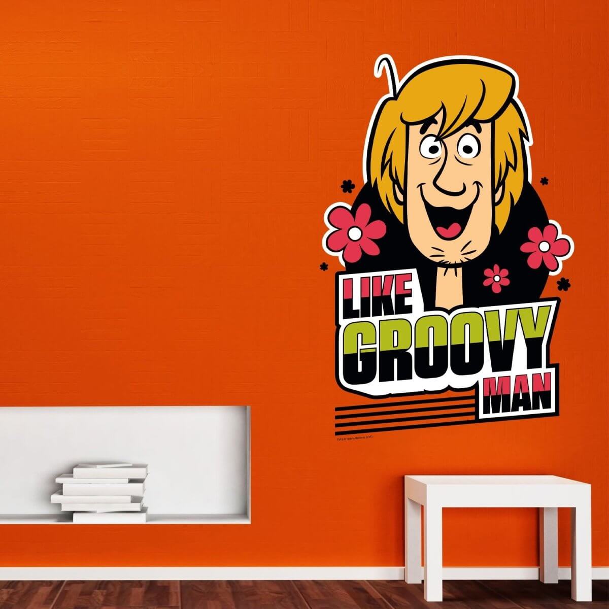 Kismet Decals Home & Room Decor Scooby-Doo Groovy Shaggy Wall decal sticker - officially licensed - latex printed with no solvent odor - Kismet Decals