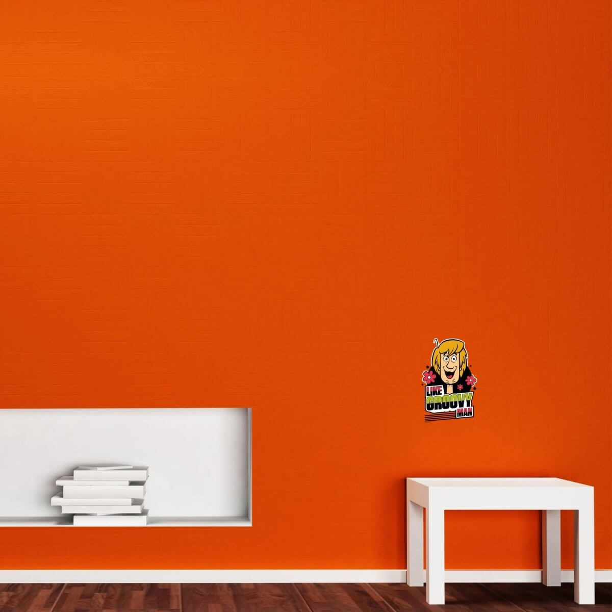 Kismet Decals Home & Room Decor Scooby-Doo Groovy Shaggy Wall decal sticker - officially licensed - latex printed with no solvent odor - Kismet Decals