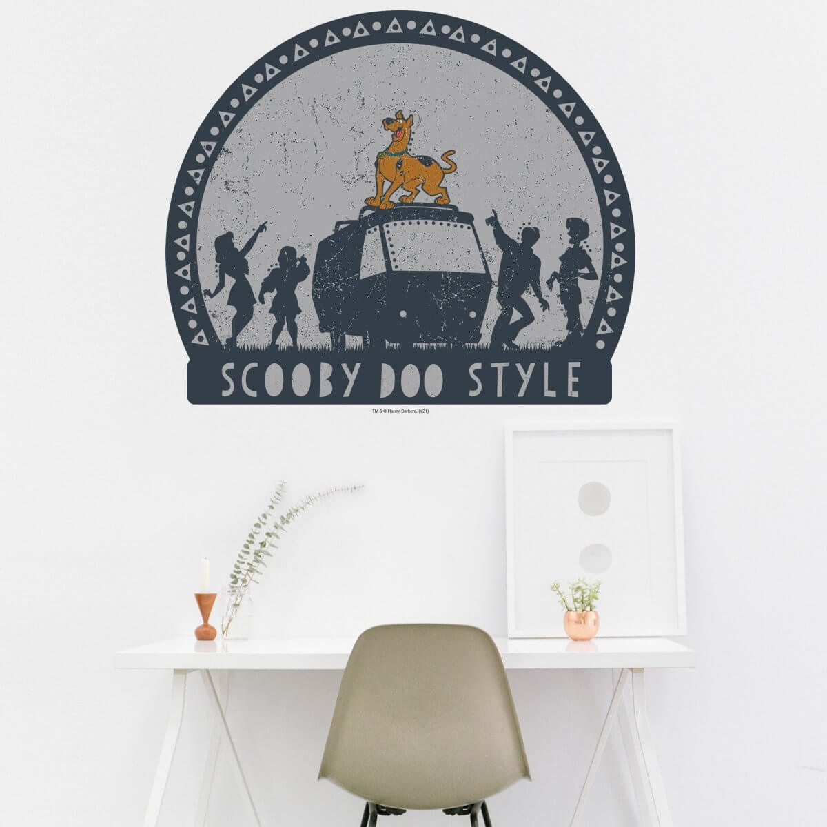 Kismet Decals Home & Room Decor Scooby-Doo Saves the Day! Wall decal sticker - officially licensed - latex printed with no solvent odor - Kismet Decals