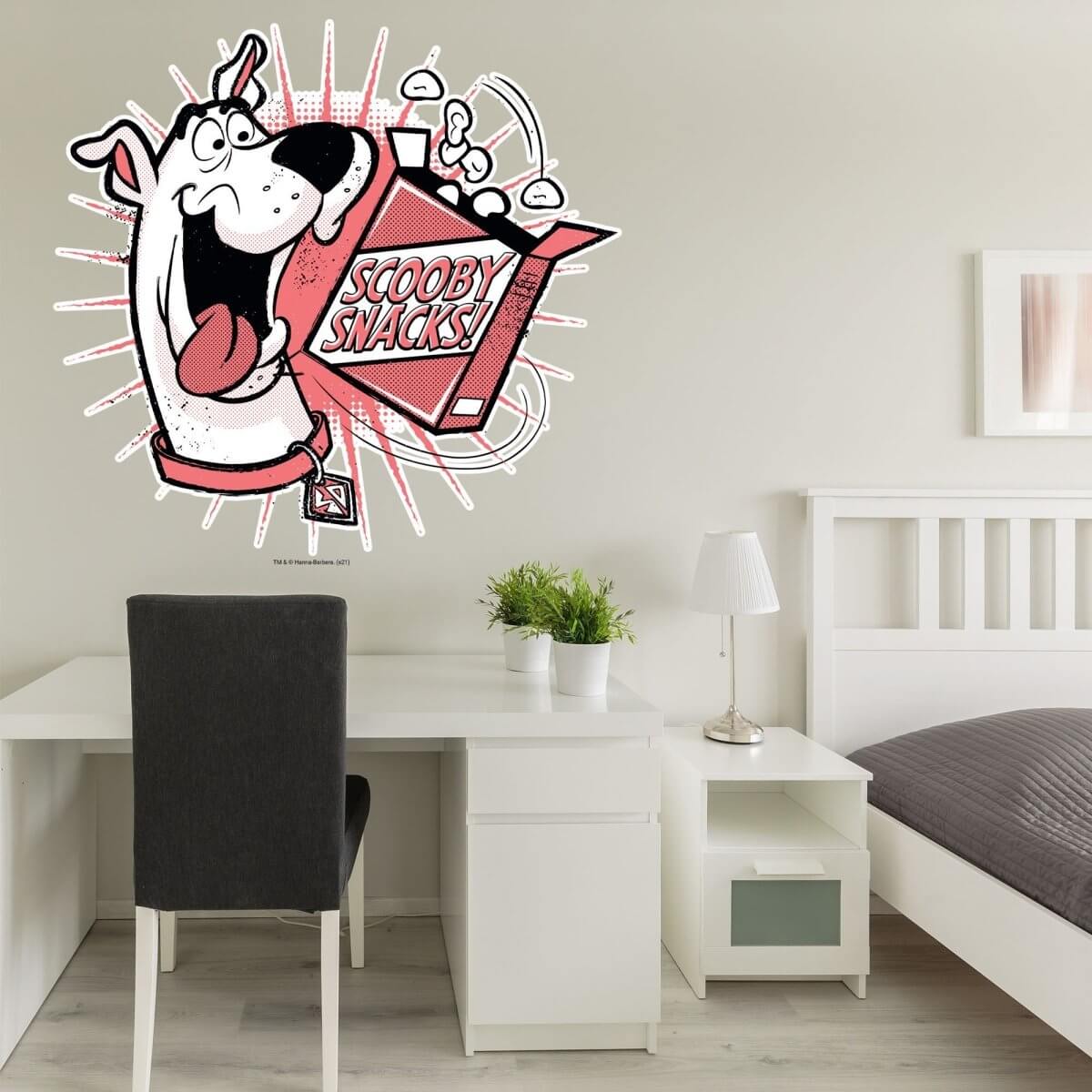 Kismet Decals Home & Room Decor Scooby-Doo Snack Time! Wall decal sticker - officially licensed - latex printed with no solvent odor - Kismet Decals