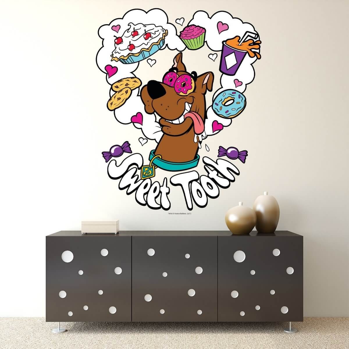 Kismet Decals Home & Room Decor Scooby-Doo Sweet Tooth Wall decal sticker - officially licensed - latex printed with no solvent odor - Kismet Decals