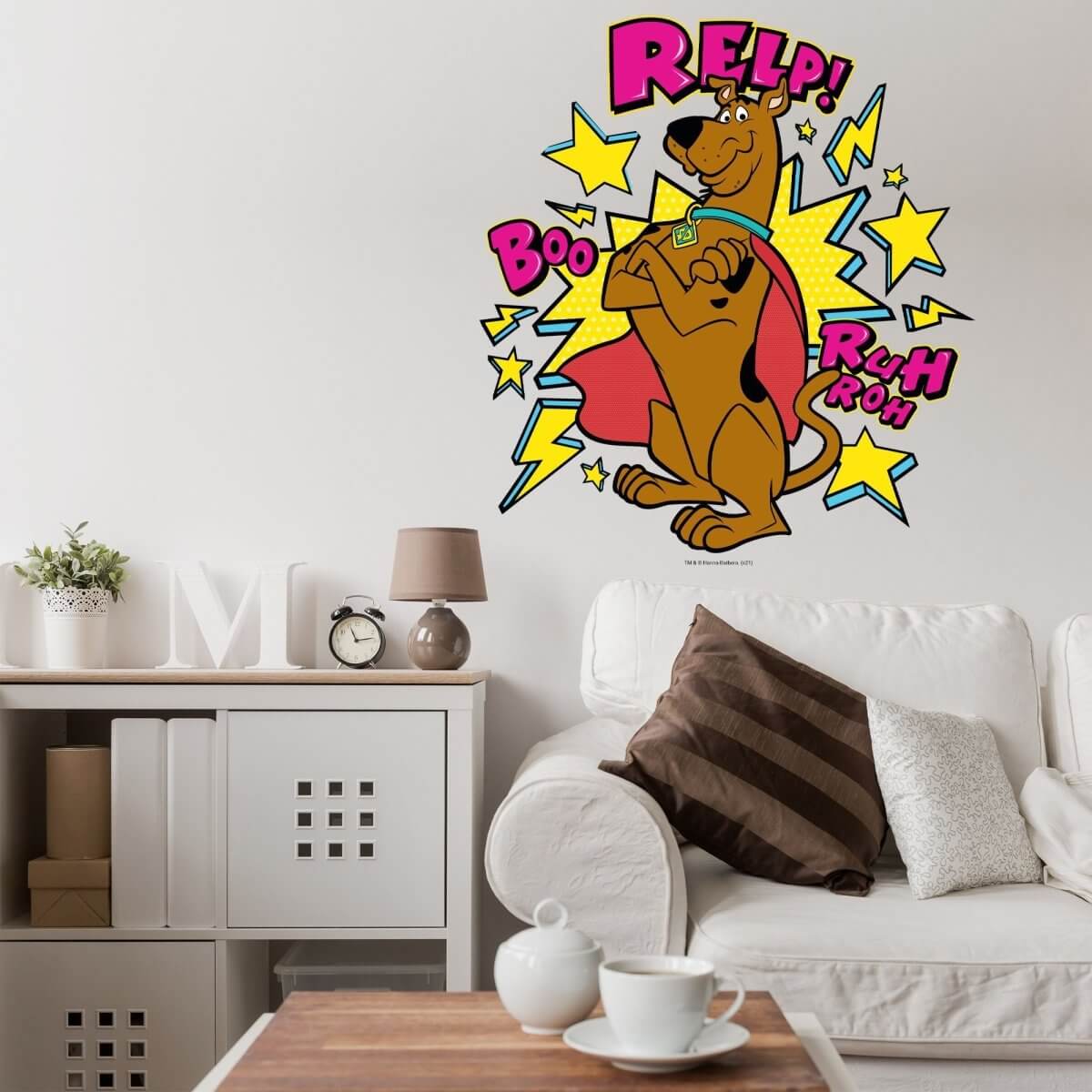 Kismet Decals Home & Room Decor Scooby-Doo to the Rescue Wall decal sticker - officially licensed - latex printed with no solvent odor - Kismet Decals