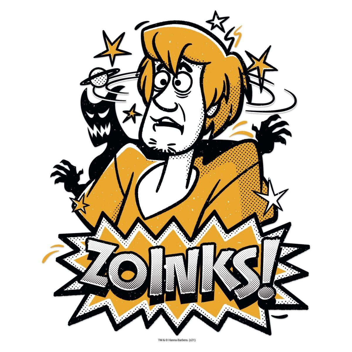 Kismet Decals Home & Room Decor Scooby-Doo Zoinks! with Shaggy Wall decal sticker - officially licensed - latex printed with no solvent odor - Kismet Decals