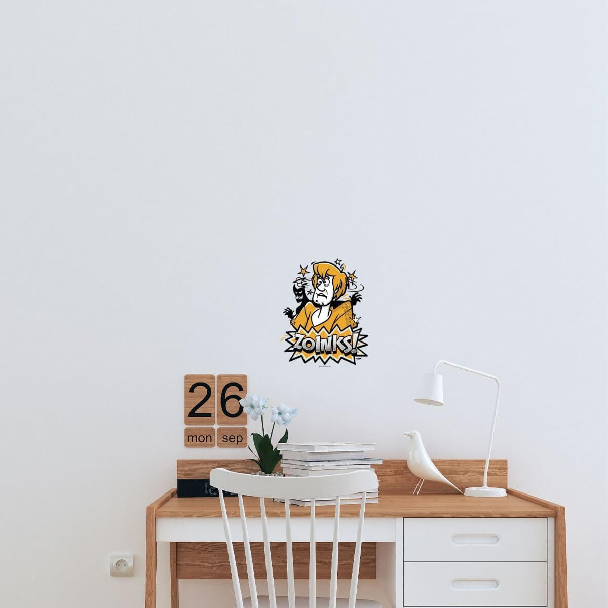 Kismet Decals Home & Room Decor Scooby-Doo Zoinks! with Shaggy Wall decal sticker - officially licensed - latex printed with no solvent odor - Kismet Decals