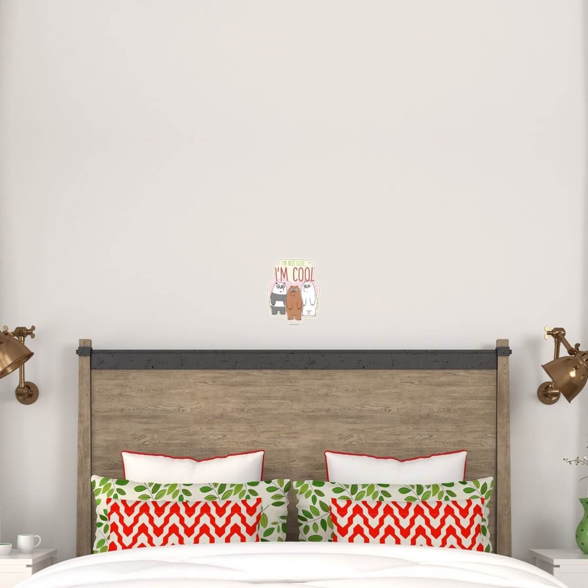 Kismet Decals Home & Room Decor We Bare Bears Cool Bears Wall decal sticker - officially licensed - latex printed with no solvent odor - Kismet Decals