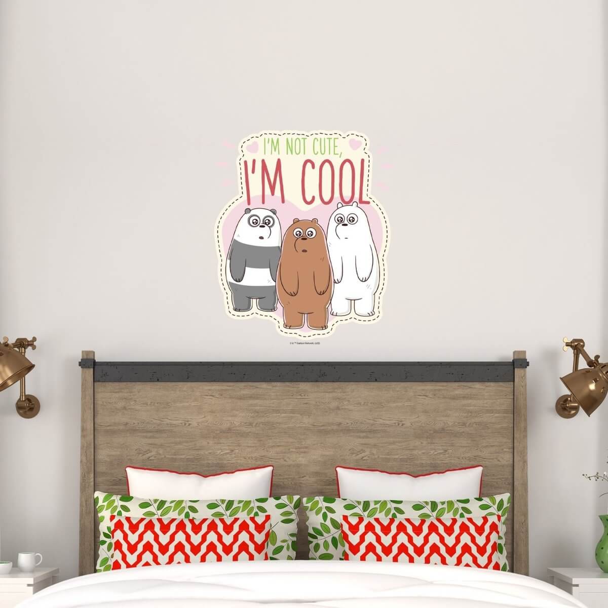 Kismet Decals Home & Room Decor We Bare Bears Cool Bears Wall decal sticker - officially licensed - latex printed with no solvent odor - Kismet Decals