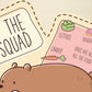Kismet Decals Home & Room Decor We Bare Bears Day of the Bear Squad Wall decal sticker - officially licensed - latex printed with no solvent odor - Kismet Decals