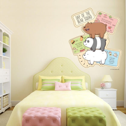 Kismet Decals Home & Room Decor We Bare Bears Day of the Bear Squad Wall decal sticker - officially licensed - latex printed with no solvent odor - Kismet Decals