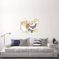 Kismet Decals Home & Room Decor We Bare Bears Diary of the Bears Wall decal sticker - officially licensed - latex printed with no solvent odor - Kismet Decals