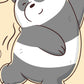 Kismet Decals Home & Room Decor We Bare Bears Get to Know Panda Wall decal sticker - officially licensed - latex printed with no solvent odor - Kismet Decals