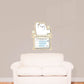 Kismet Decals Home & Room Decor We Bare Bears Ice Bear's Day Wall decal sticker - officially licensed - latex printed with no solvent odor - Kismet Decals