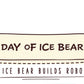 Kismet Decals Home & Room Decor We Bare Bears Ice Bear's Day Wall decal sticker - officially licensed - latex printed with no solvent odor - Kismet Decals