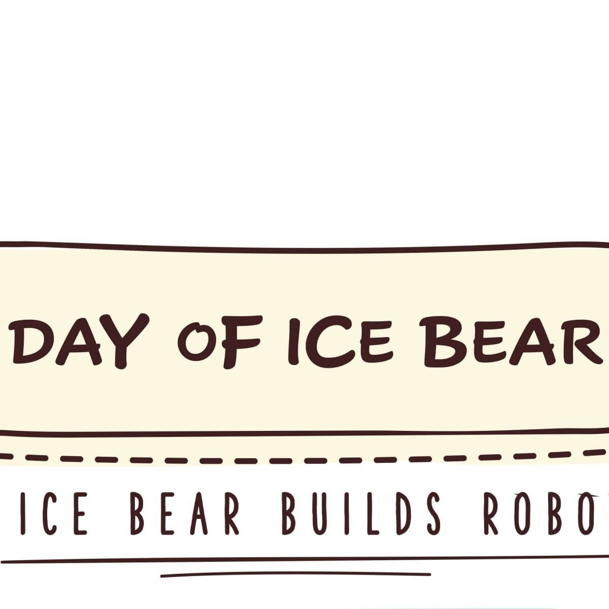 Kismet Decals Home & Room Decor We Bare Bears Ice Bear's Day Wall decal sticker - officially licensed - latex printed with no solvent odor - Kismet Decals