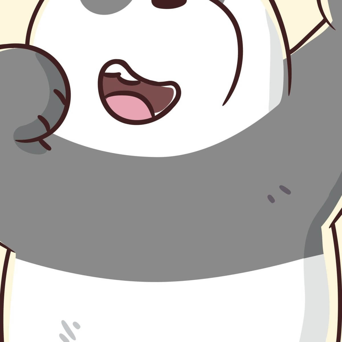Kismet Decals Home & Room Decor We Bare Bears Panda's Favorites Wall decal sticker - officially licensed - latex printed with no solvent odor - Kismet Decals