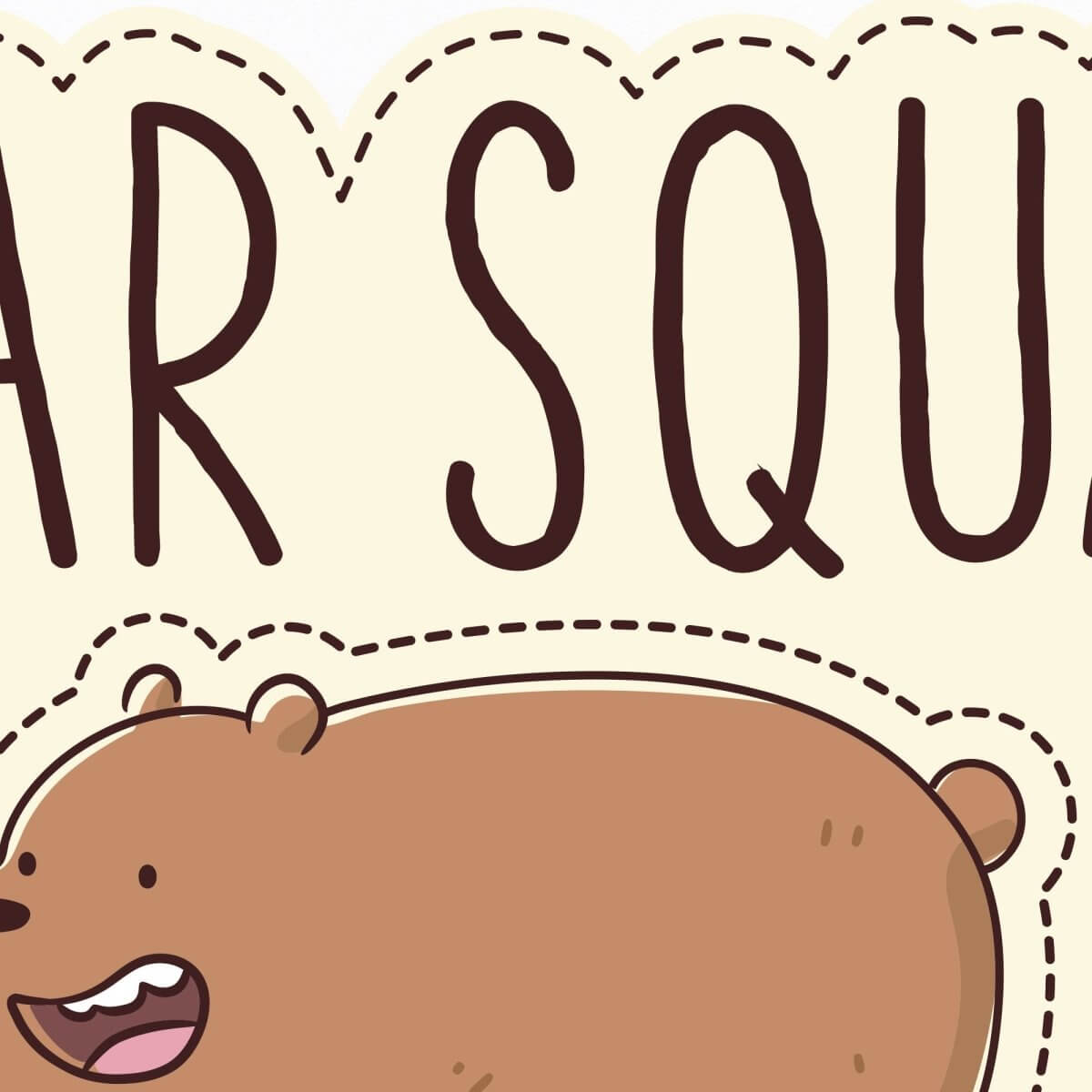 Kismet Decals Home & Room Decor We Bare Bears Squad Hobbies Wall decal sticker - officially licensed - latex printed with no solvent odor - Kismet Decals