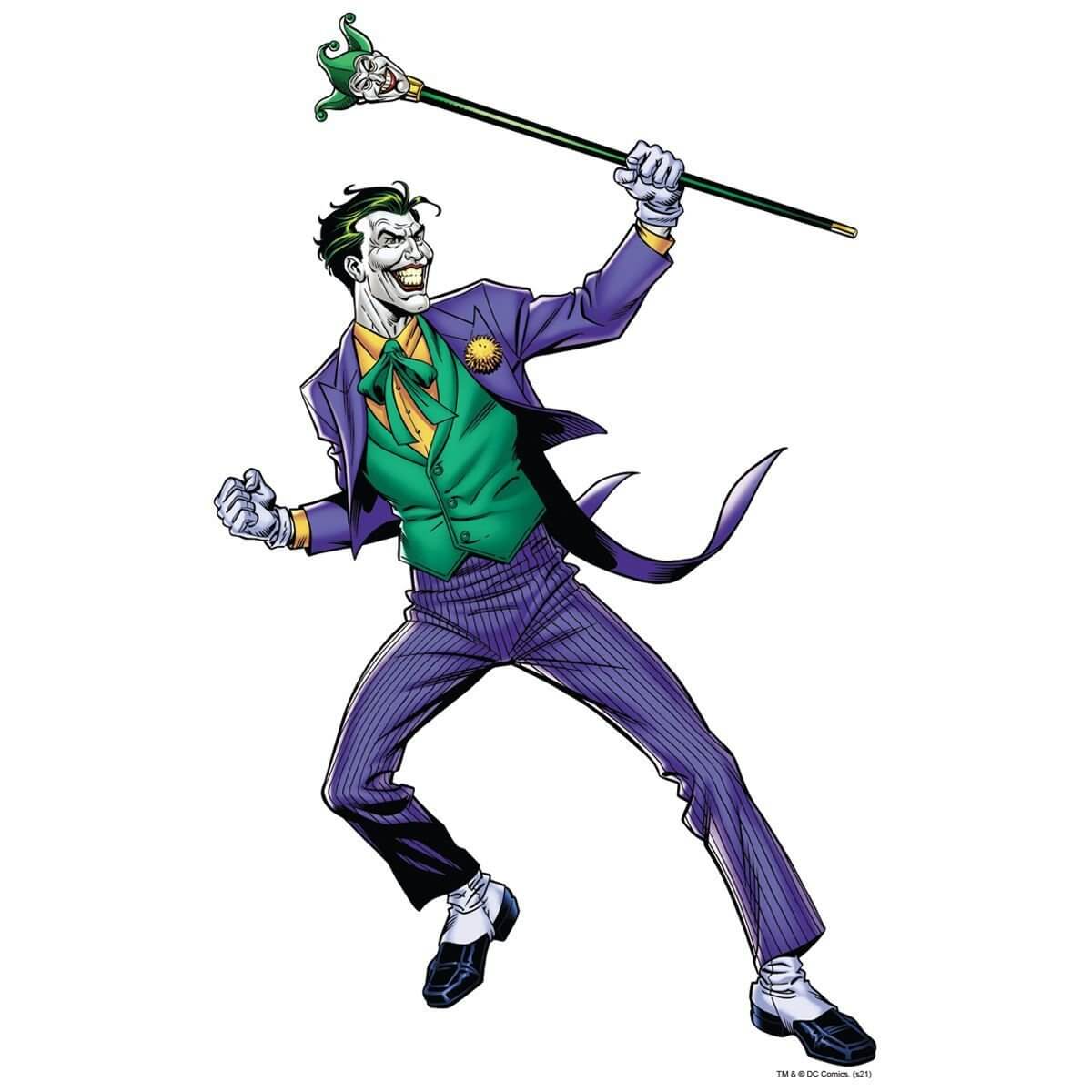Kismet Decals Joker Ace of Knaves Licensed Wall Sticker - Easy DIY Justice League Home & Room Decor Wall Art - Kismet Decals