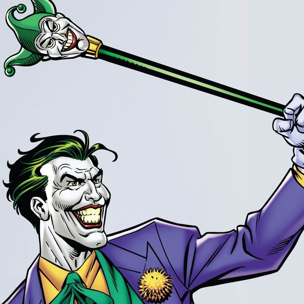 Kismet Decals Joker Ace of Knaves Licensed Wall Sticker - Easy DIY Justice League Home & Room Decor Wall Art - Kismet Decals