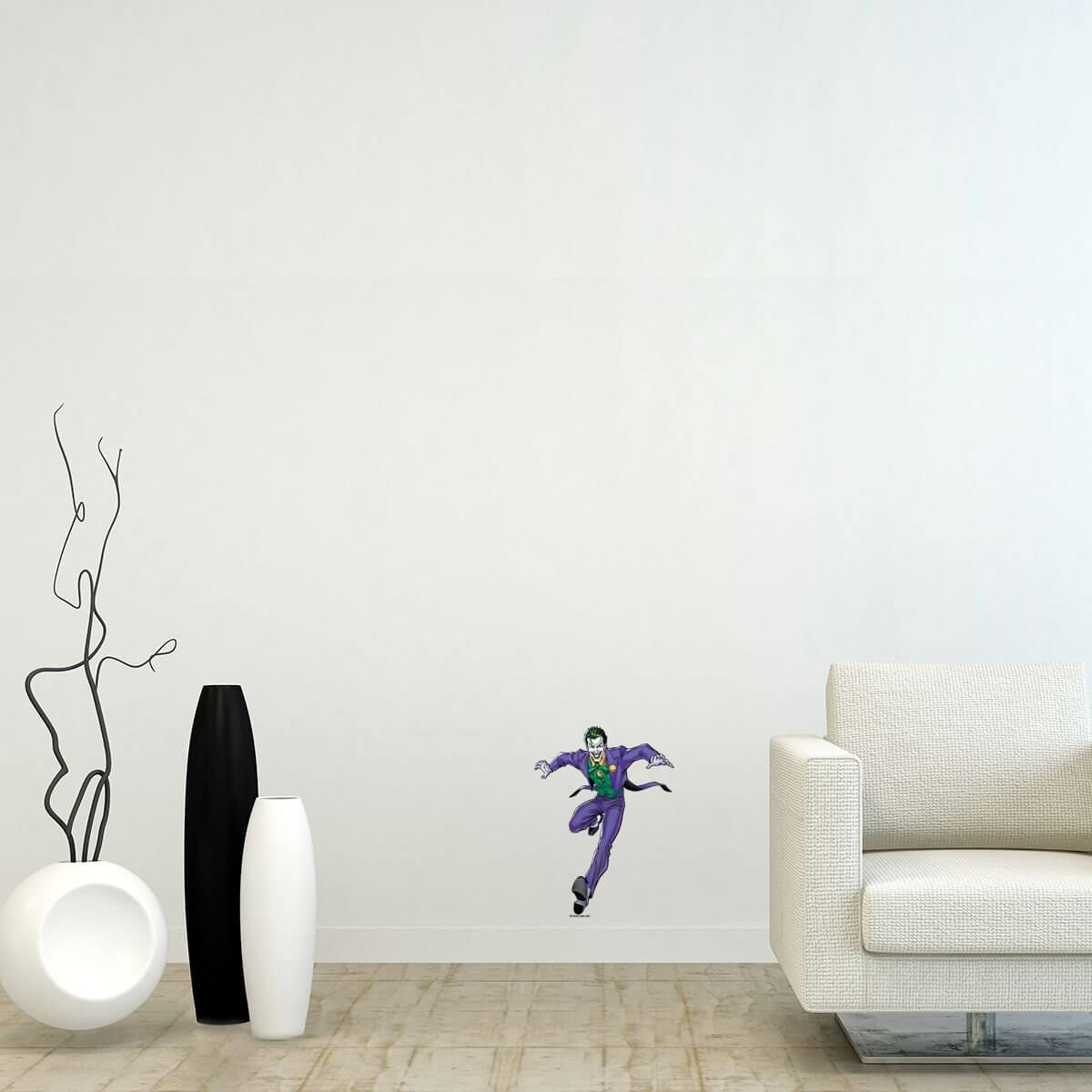 Kismet Decals Joker Crime Mastermind Licensed Wall Sticker - Easy DIY Justice League Home & Room Decor Wall Art - Kismet Decals