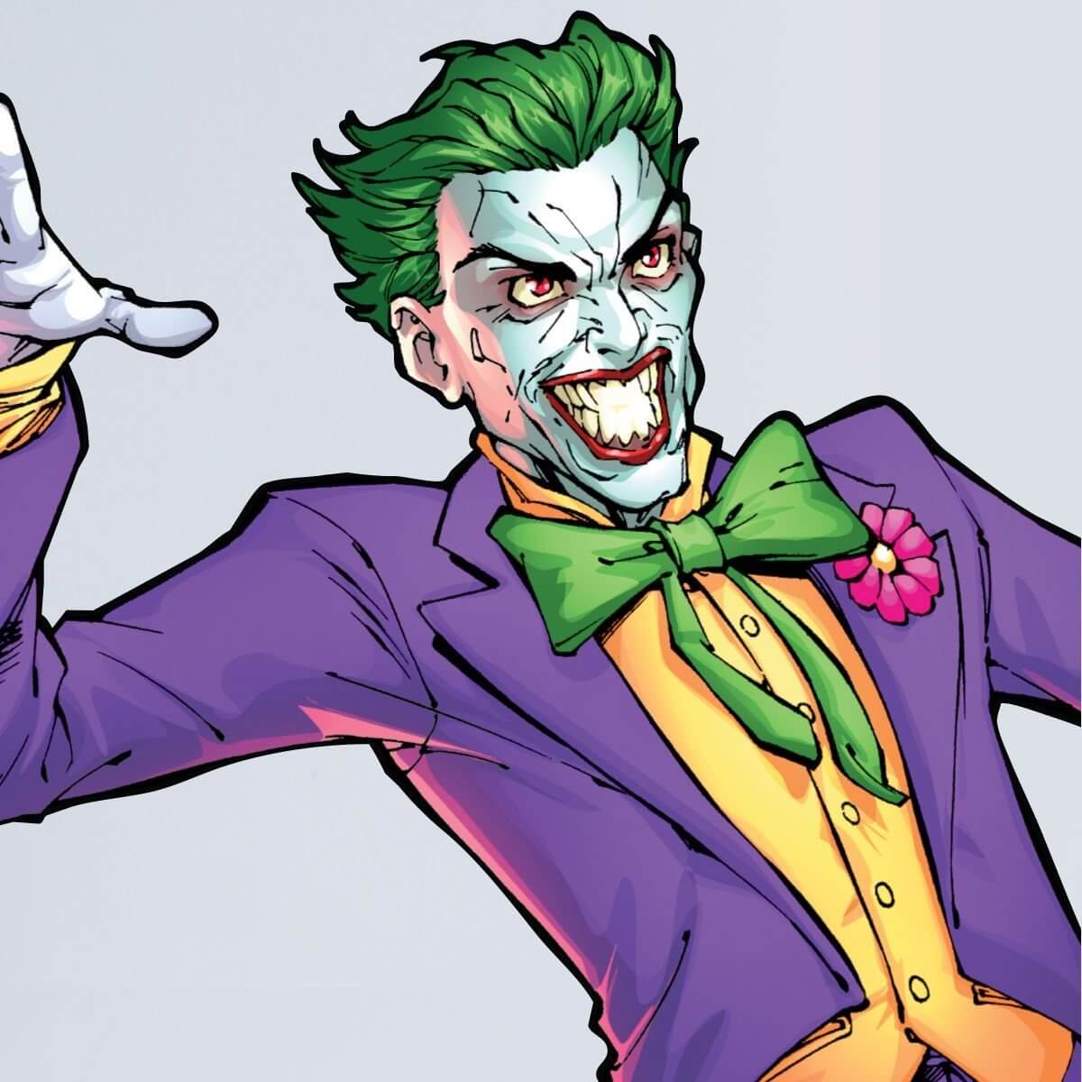 Kismet Decals Joker The Clown Prince Licensed Wall Sticker - Easy DIY Justice League Home & Room Decor Wall Art - Kismet Decals