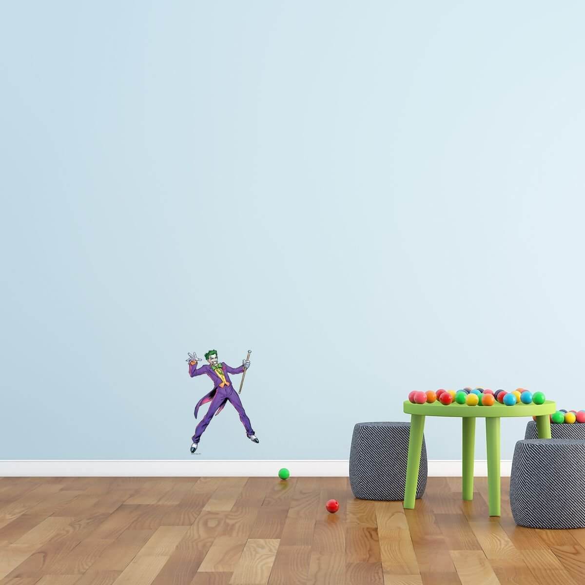 Kismet Decals Joker The Clown Prince Licensed Wall Sticker - Easy DIY Justice League Home & Room Decor Wall Art - Kismet Decals