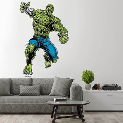 Kismet Decals Killer Croc Attack Licensed Wall Sticker - Easy DIY Justice League Home & Room Decor Wall Art - Kismet Decals