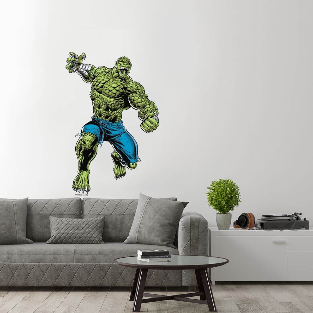 Kismet Decals Killer Croc Attack Licensed Wall Sticker - Easy DIY Justice League Home & Room Decor Wall Art - Kismet Decals