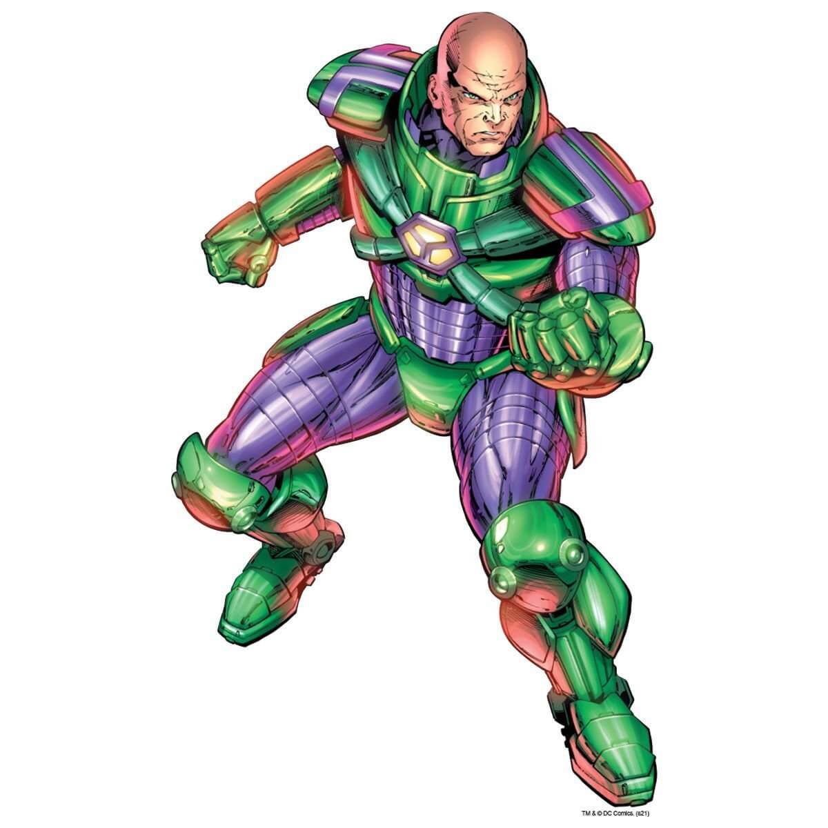 Kismet Decals Lex Luthor Warsuit Power Licensed Wall Sticker - Easy DIY Justice League Home & Room Decor Wall Art - Kismet Decals