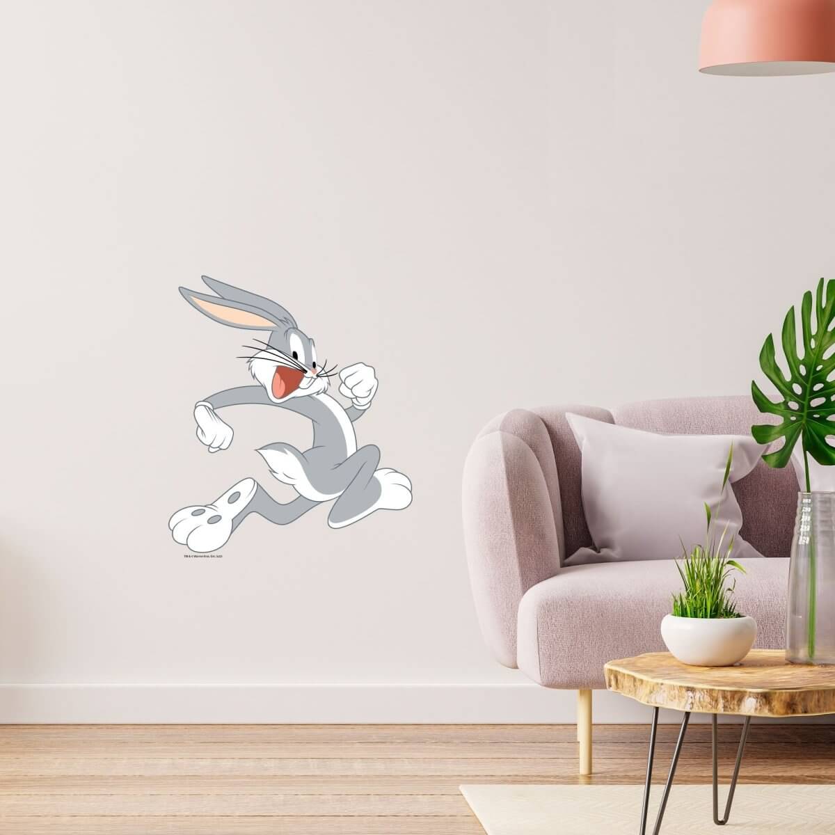 Kismet Decals Looney Tunes Bugs Bunny Escape Licensed Wall Sticker - Easy DIY Home & Kids Room Decor Wall Decal Art - Kismet Decals